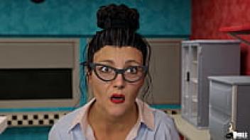 For a raise, a mature waitress defrauds her supervisor.