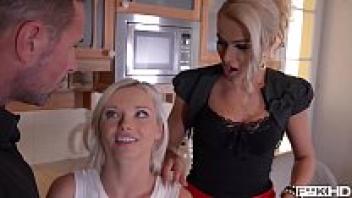 A must-see BDSM trio and action with Zazie Skymm and Cherry Kiss