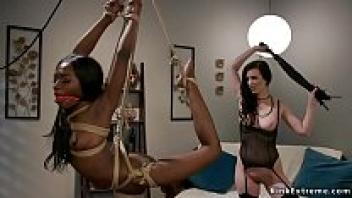 Ebony Sub is adored by Anal and Brunette.