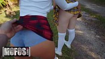 Share My Boyfriend: The Great Outdoor Threesome (Katana Kombat, Arietta Adams) MOFOS