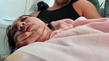 Fingering Asians in public on a plane at Mile High Club