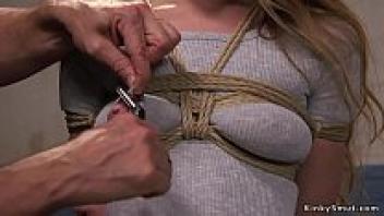 Loved and paddled by a brunette dog, bdsm