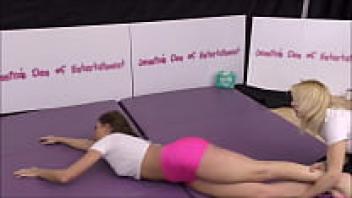 The loser of the bra and panties match (a strip wrestling match) is strapped in a diaper! ~ April Paisley vs. Tammy Pink | (June 2021) &'&'The Queen of Mean&'&'