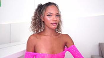 The biggest cock in Brazilian porn (Anal, monster cock, ATM, nasty conversation, 1on1)OB349 adores Karina Rose, a very slender Brazilian lady.