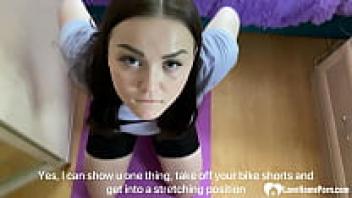 adoring a cutie from an outdoor fitness center