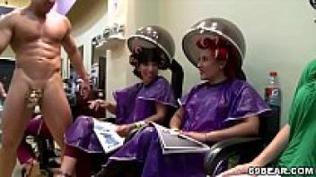 The Hairy Salon's CFNM Party