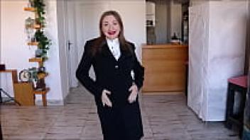 Lady Bosses engage in tittylove, blowjobs, and striptease. MariaOld is a busty milf.