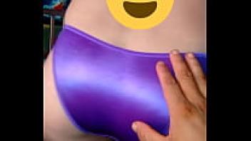 I get excited when I see rich, beautiful pantyhose changing color.