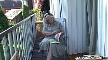 Her boyfriend was unfaithful to her blond mother-in-law.