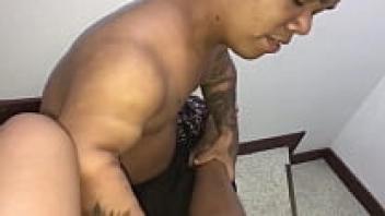 Unaware that he is there to give him his good love, the innocent brunette begs Dwarf for assistance when he falls.