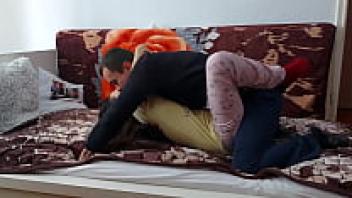 Beautiful babe making love in a hot way