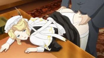 Hentai, a busty maid