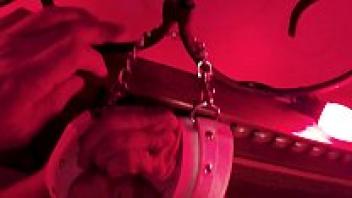 A mature babe delivers excellent head and gets tied up.