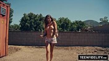 adolescent defiance Creampied in her hairy pussy, Pamela Morrison