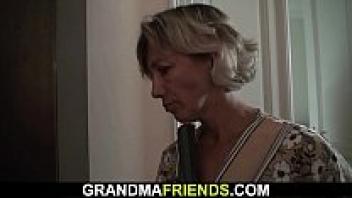 Threesome sex with a guy adolescent and grandmother