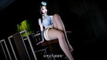 The stewardess Jing Wang