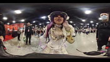 Ms. Penolope Proper 360-degree VR cosplay at Exxxotica NJ 2021