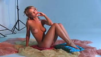 Teenage Blonde Delilah G Flaunting Her Picture-Perfect Ass