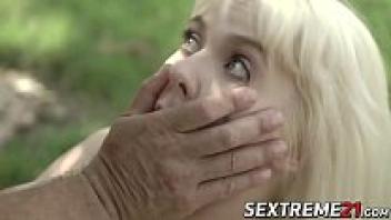 Miss Melissa, a petite blond girl, is adored by an elderly guy.