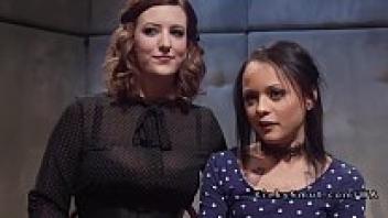 Lezdom tied up the patient's anal banged