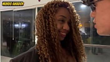 A lusty porn star is adored by a hot, thin girl.