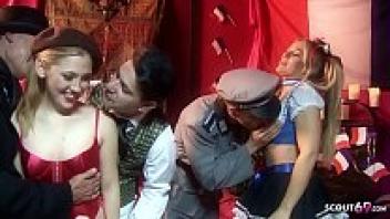 Cosplay Group Sex Party with Huge Cock Guys and Hot Teens