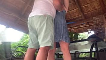 Gorgeous blonde Love Creampie Upskirt