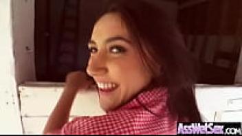 On mov-27, a curvy big-butt girl gets nailed in her ass and oiled.