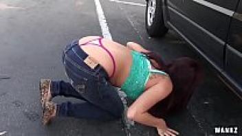 Crazy Adorable Evi Fox Gets Jizzed On in WANKZ