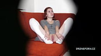 Czech keyhole pornography