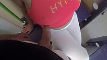 In the train, a stranger flashed Dick, offered him a handjob, and ground my ass.