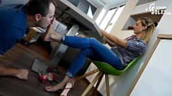 Worship of the Foot Under the Boss Table