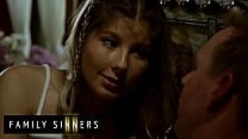 After leaving the house when her mother was out of town, Vienna Rose kissed her stepfather Mark in secret.