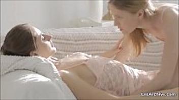 Adorable Lesbian Women Licking Juicy Pussies with One Another