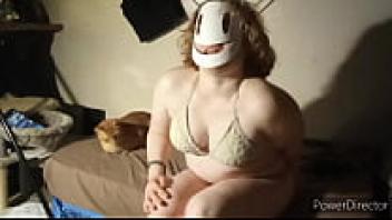 JOI in a teal bikini