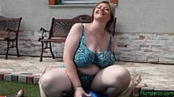 The Hugetits Young man facesitting a plump milf