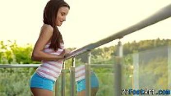 A fetish doll pulls a cumshot.