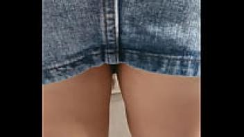 Upskirt is attending a barbeque.