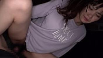 Sneaking up on a pair and giving her a cumshot inside with her partner during a picnic date in the park