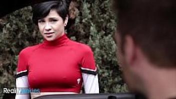 Reality: Adorable Babe (Cadey Mercury) Enjoys Sucking Big Dick