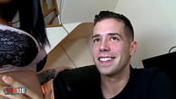 Aysha's naturally large breasts Hairy Arab teenager having a nice time with a massive cock