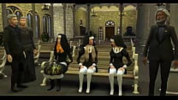 Catholic parents' perverse religious beliefs In the Temple 3D Porn Hentai, the New Innocent Nuns teach them the penalties of sin. Trick and adore them.