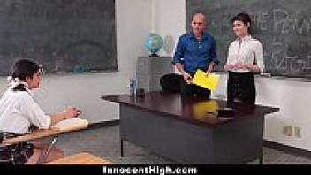 Audrey Noir, the teaching assistant at InnocentHigh, adores the professor and the attractive student, Rose Darling.