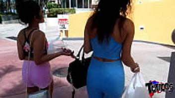 An 18-year-old interracial trio Behind the scenes of the Miami BTS shoot, which was directed by Shimmy Cash and included 18-year-old Asian girl Violet Rae and Latina pornstar Sarah Lace, Latina and small Filipina Toticos South Beach airBnB