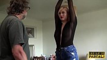 BDSM slapped and euro spanked during roughsex.