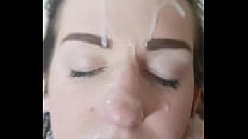 Teenage girlfriend gets a facial
