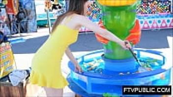 Adolescent's first public appearance