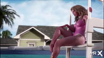 Nadia's Treasure swims in pool E1 #9.