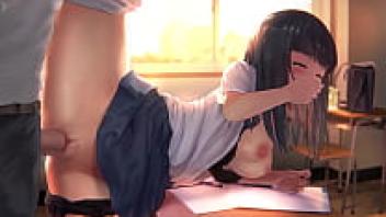 [Gameplay] Playing Hentai on the desk after school