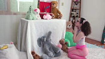 Puppet Master is adored by Pigtail Petite.